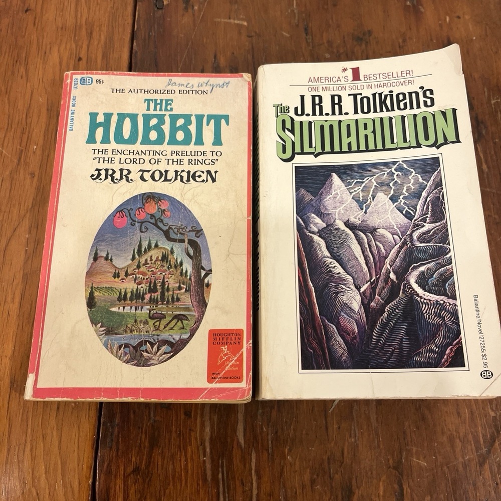 The Hobbit, The Silmarillion: 1979 Ballantine Books Paperback J. R. R. Tolkien